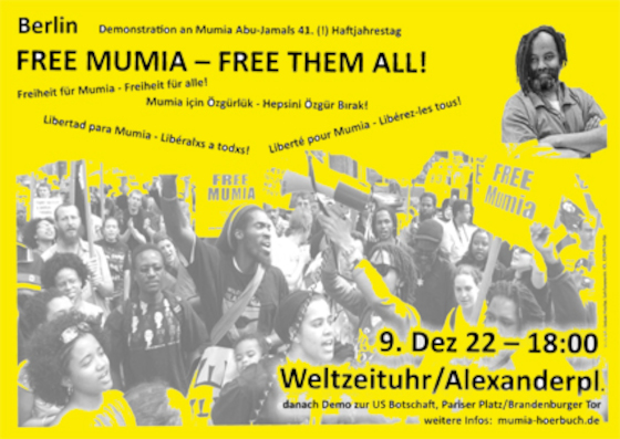 Kundgebung und Demo: Free Mumia - Free them all